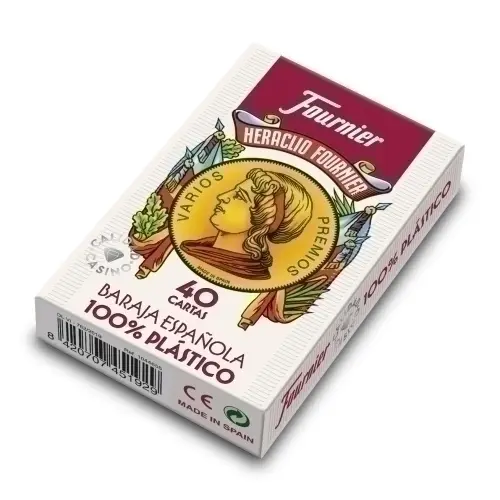 BARAJA ESPAÑOLA PLAST. 40 CARTAS 2100 - Pack de 12 unidades