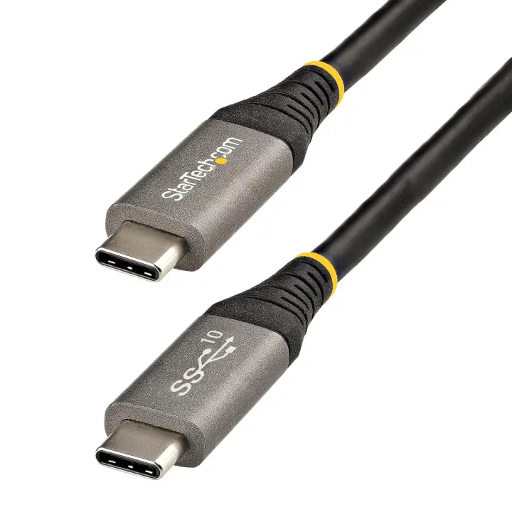 Cable de 50cm USB-C de 10Gbps - Cable USB Tipo C - Cable USB TipoC USB 3.2 Gen 2 - Con Carga por Entrega de Alimentación PD de 100W (5A), Modo Alt de DP