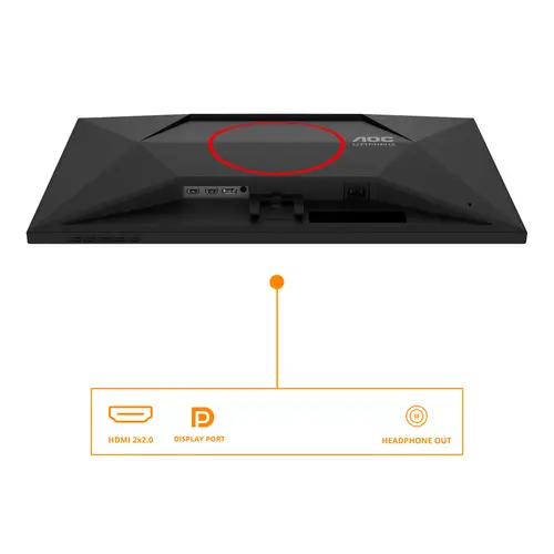 G4 27G4HRE pantalla para PC 68,6 cm (27") 1920 x 1080 Pixeles Full HD LED Negro, Rojo - Imagen 3