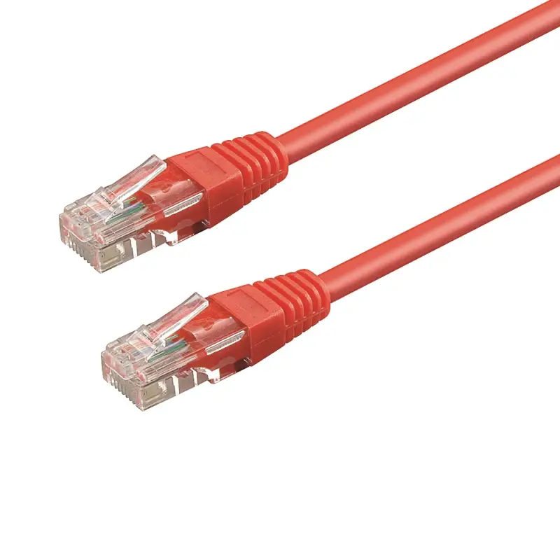 WPC-PAT-6U010R cable de red Rojo 1 m Cat6 U/UTP (UTP)