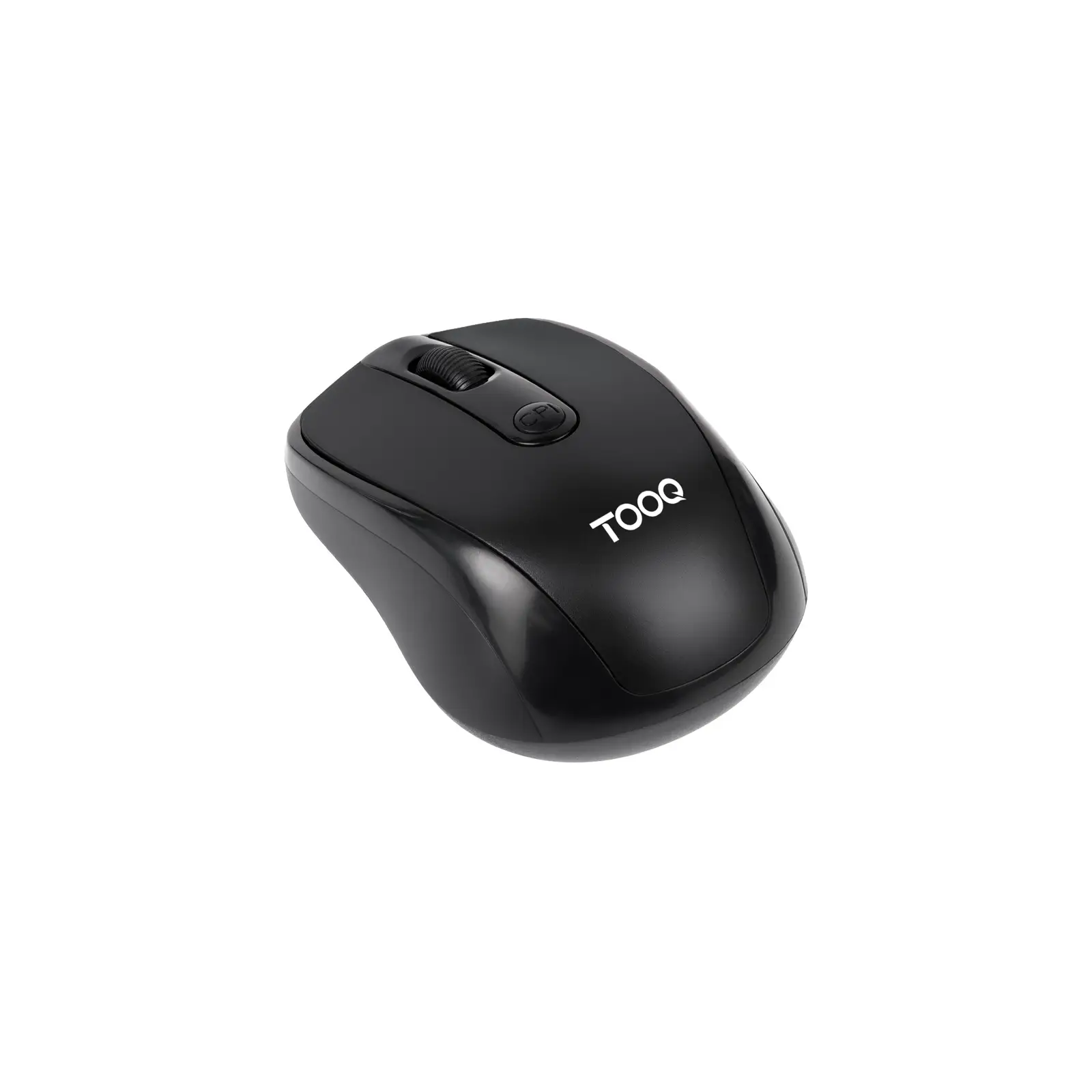 Ratón inalámbrico, 1600 DPI, 4 botones, Negro