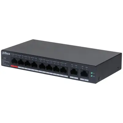 DH-CS4010-8GT-110 switch Gestionado L2 Gigabit Ethernet (10/100/1000) Energía sobre Ethernet (PoE) Negro