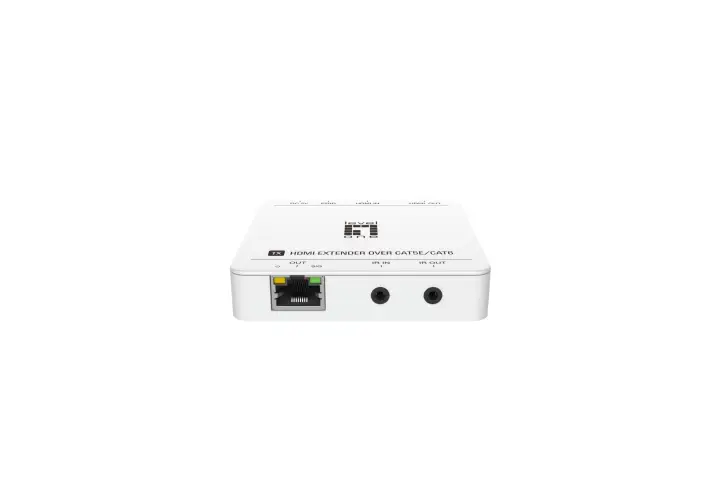 HVE-9007 extensor audio/video Transmisor y receptor de señales AV Blanco