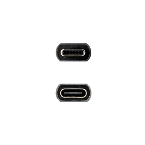 Cable Prolongador USB-C 3.2 Gen2x2 20Gbps 3A, 4K/60Hz, USB-C/M-USB-C/H, Negro, 1 m - Imagen 4