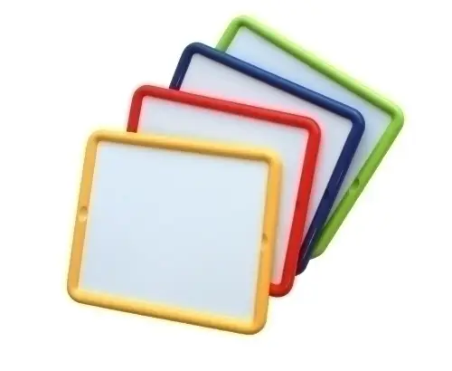SET DE 4 PIZARRAS 30x 26cm  DOS CARAS