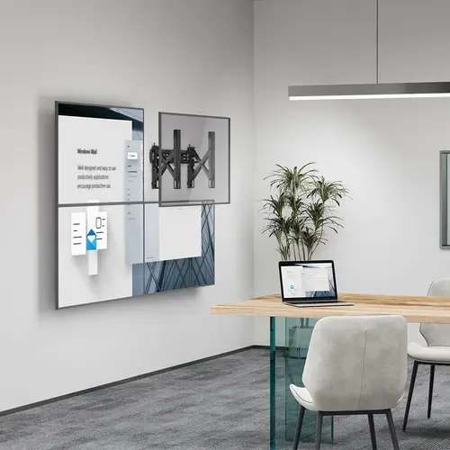 Soporte para Videowall Nivelable y Función Pop-Out para Tv 70Kg de 37-70, Negro - Imagen 5