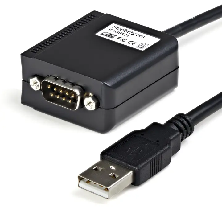 Cable 1,8m USB a Puerto Serie Serial RS422 y 485 DB9 con Retenci�..