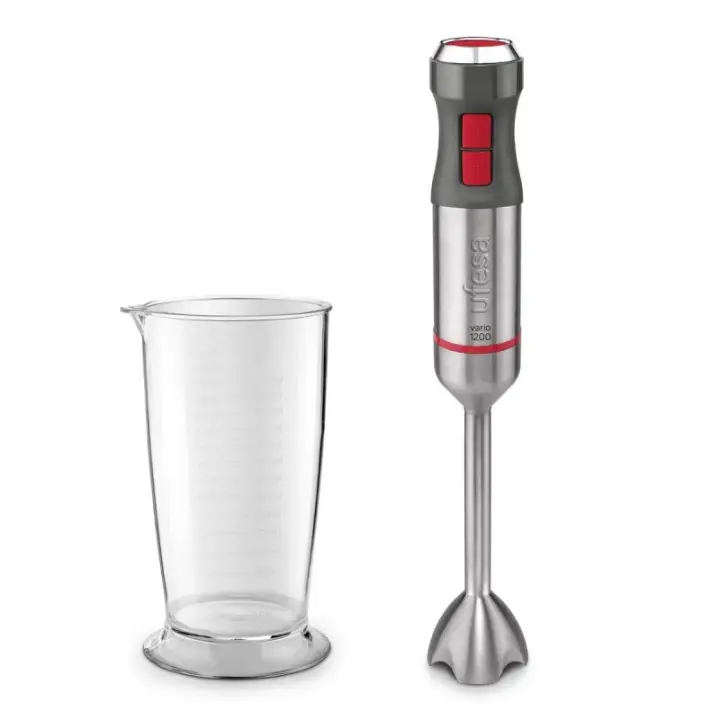 BP4650 VARIO 1200 licuadora Batidora de inmersión 1200 W Gris, Rojo, Acero inoxidable