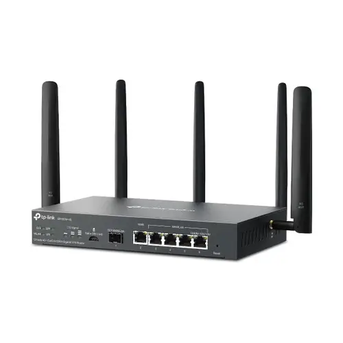 Omada ER706W-4G router inalámbrico Gigabit Ethernet Doble banda (2,4 GHz / 5 GHz) Negro - Imagen 2