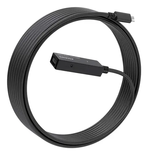 Cable USB 3.2 Gen1x1 prolongador con Amplificador, USB-C/M-USB-C/H, Negro, 5.0m - Imagen 2