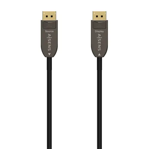 Cable DISPLAYPORT AOC V1.4 8K@60Hz 4K@120Hz 4:4:4 32.4Gbps, DP/M-DP/M, Negro, 10M - Imagen 1