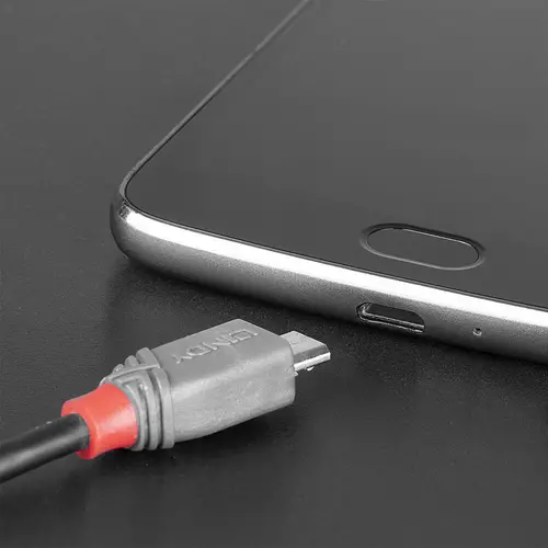 36893 cable USB USB 2.0 3 m USB C Micro-USB B Negro - Imagen 4