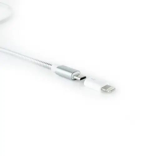 Adaptador Lightning a Micro USB, Lightning/M-Micro B/H Blanco - Imagen 3