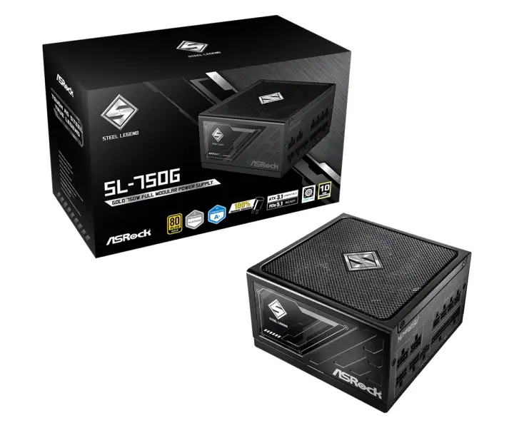 SL-1000G Steel Legend unidad de fuente de alimentación 1000 W 20+4 pin ATX ATX Negro