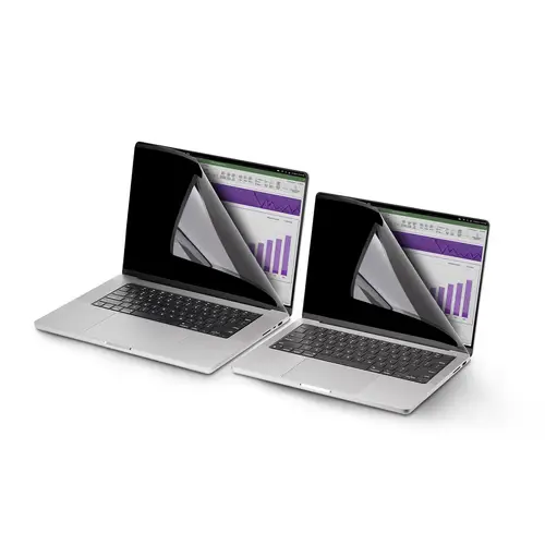 Filtro de Privacidad para Portátil de 16in para MacBook Pro 2021/2023 - Filtro Anti Luz Azul (51%) para Portátil - Filtro Antirreflejo - Reversible - Protector de Pantalla - Magnético - Imagen 6