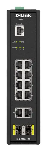 DIS-200G-12S switch Gestionado L2 Gigabit Ethernet (10/100/1000) Negro - Imagen 5