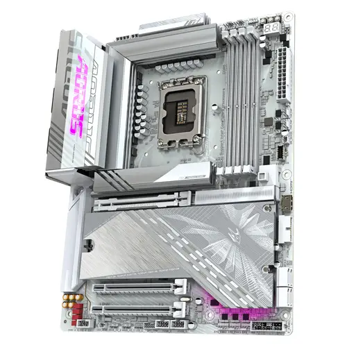 Placa base Z890 AORUS ELITE X ICE - Compatible con CPUs Intel Core Ultra (Serie 2), VRM de 16+1+2 fases, hasta 9500MHz DDR5 (OC), 1xPCIe 5.0 + 4xPCIe 4.0, Wi-Fi 7, LAN 2.5GbE, Thunderbolt 4 - Imagen 4