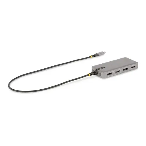 Adaptador Multipuertos USB-C para 3 Monitores - 4K 60Hz Doble + HDMI y DisplayPort 4K 30Hz - Hub USB de 3 Puertos - PD 100W - Docking Station de Viajes - Win/Chrome - Imagen 2