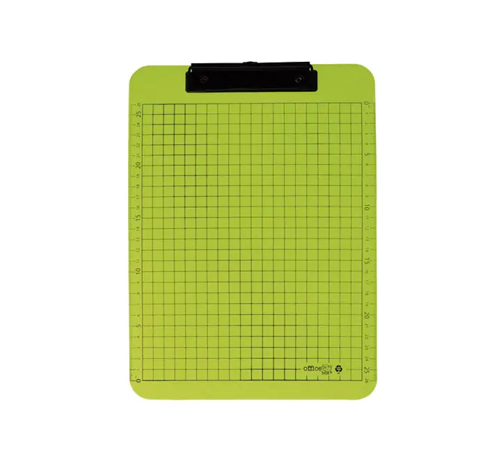 SOPORTE CON PINZA A4 OFFICE BOX VERDE 9238