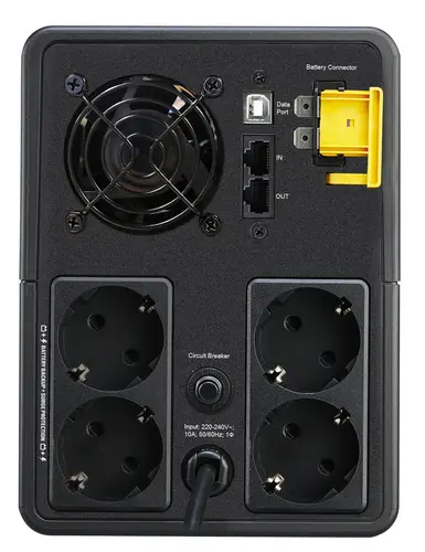 BX2200MI-GR sistema de alimentación ininterrumpida (UPS) Línea interactiva 2,2 kVA 1200 W 4 salidas AC - Imagen 2