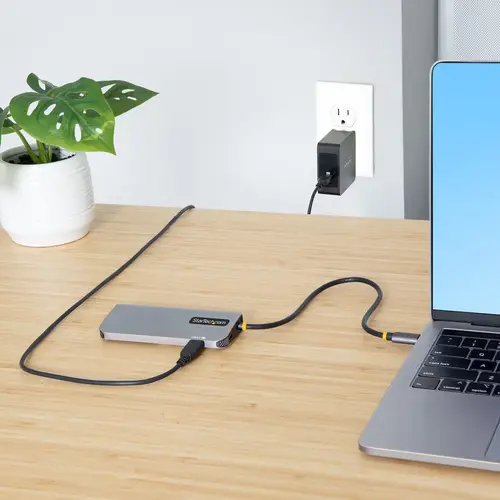 Adaptador Multipuertos USB C, de Vídeo HDMI de 4K y 60Hz, Hub USB-A 3.2 de 3 Puertos de 5Gbps, Entrega de Alimentación PD de 100W, GbE, Docking Station de Viajes - Imagen 12