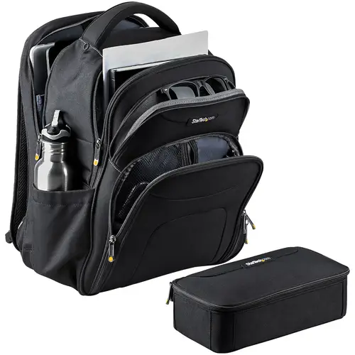 Mochila Ergonómica con Carcasa de Accesorios Removible para Ordenador Portátil de 17,3 Pulgadas - Morral para Profesionales de la Informática - de Viajes, Trabajo - Imagen 6