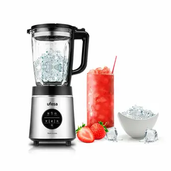 Rock Crystal 1,75 L Batidora de vaso 1800 W Negro, Acero inoxidab..