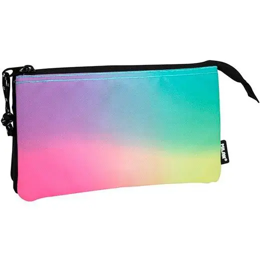 MILAN ESTUCHE PORTATODO 5 COMPARTIMENTOS SUNSET NEGRO