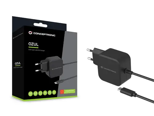 OZUL04BE cargador de dispositivo móvil Universal Negro Corriente alterna Interior - Imagen 4