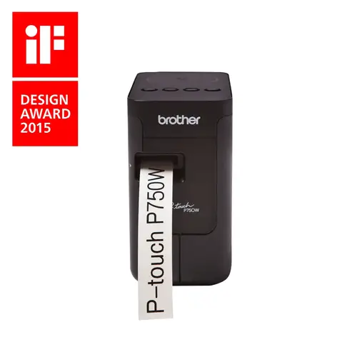 PT-P750W impresora de etiquetas 180 x 180 DPI 30 mm/s Inalámbrico y alámbrico HSE/TZe Wifi - Imagen 1