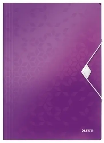 CARPETA SOLAP.LEITZ WOW PP A4 VIOLETA - Pack de 10 unidades