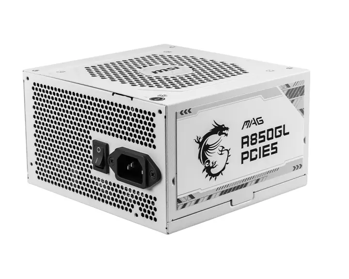 MAG A850GL PCIE5 WHITE unidad de fuente de alimentación 850 W 20+4 pin ATX ATX Blanco