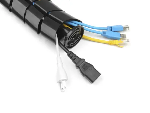650861 organizador de cables Escritorio Pasacables Negro 1 pieza(s) - Imagen 2