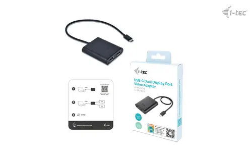 USB-C Dual 4K/60Hz (single 8K/30Hz) DP Video Adapter - Imagen 4