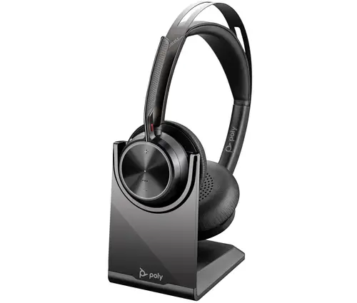 Auriculares Voyager Focus 2 USB-C-C + adaptador USB-C/A + base de carga - Imagen 4