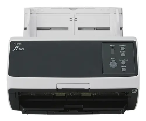FI-8150 Alimentador automático de documentos (ADF) + escáner de alimentación manual 600 x 600 DPI A4 Negro, Gris - Imagen 1