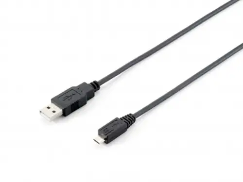 128523 Cable USB 2.0 Tipo A Macho a Micro-B Macho, 1,8m - Imagen 1
