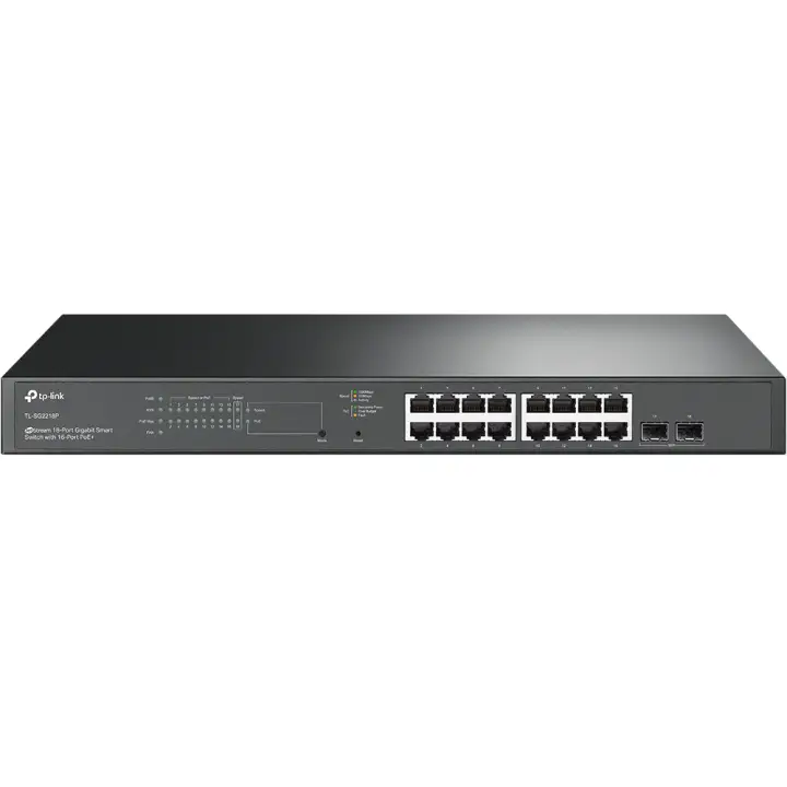 JetStream TL-SG2218P switch Gestionado L2/L2+ Gigabit Ethernet (10/100/1000) Energía sobre Ethernet (PoE) 1U Negro