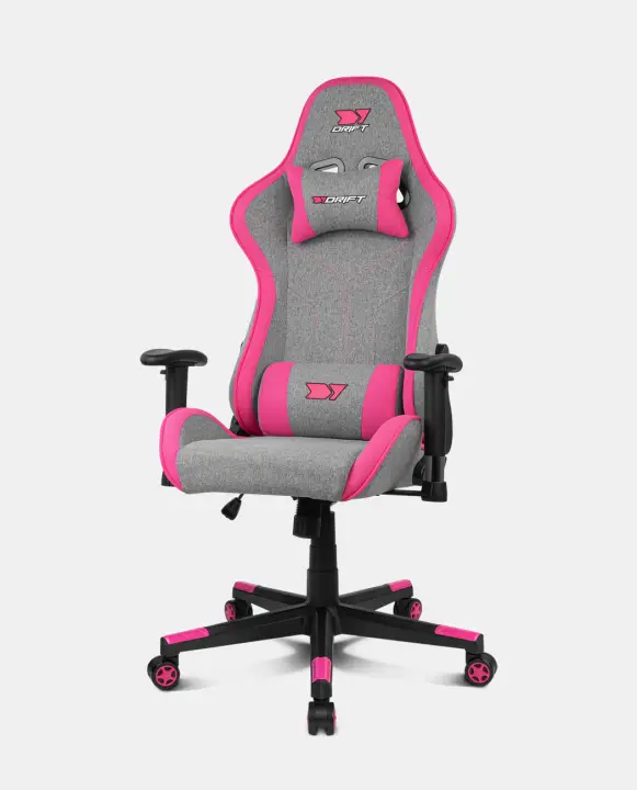 DR90 PRO Silla para videojuegos de PC Asiento acolchado Gris, Ros..