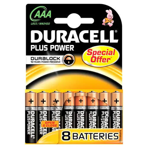 Plus Power Batería de un solo uso AAA Alcalino - Imagen 1