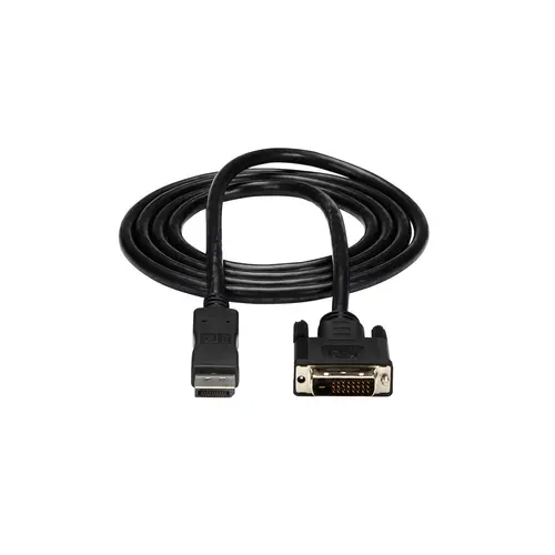 Cable de 1,8m DisplayPort a DVI - Cable Adaptador DisplayPort a DVI DVI-D Monoenlace de Vídeo 1080p - Cable de DP a DVI para monitor - Convertidor de DP 1.2 a DVI - Imagen 3