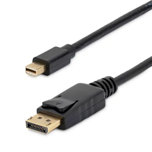 Cable de 1,8m Mini DisplayPort a DisplayPort 1.2 - Cable Adaptador Mini DisplayPort a DisplayPort 4K x 2K UHD - Cable para Monitor Mini DP a DP - Blanco - Imagen 4