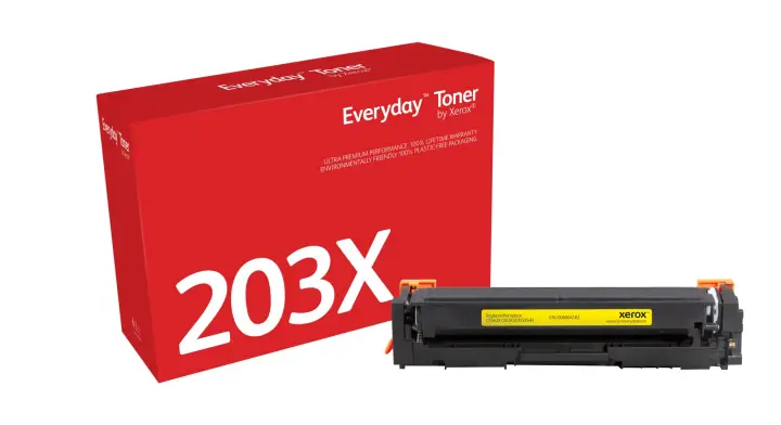 Everyday El tóner Everyday Amarillo de Xerox es compatible con HP 203X (CF542X), Capacidad alta