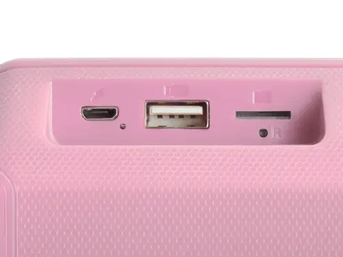 MSBAXP, Altavoz Bluetooth RGB, Compacto,10W, USB/MicroSD/Radio, Rosa - Imagen 5