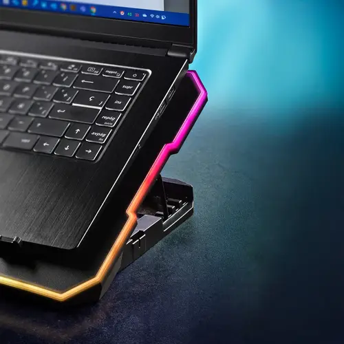 HERO STAND almohadilla fría 39,6 cm (15.6") 2400 RPM Negro - Imagen 5