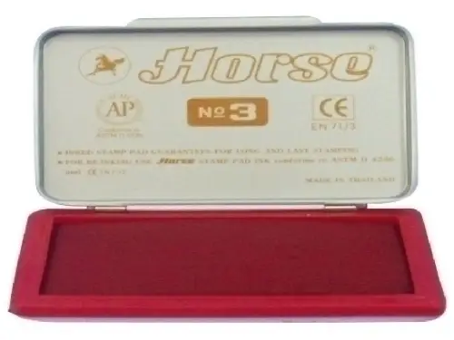 TAMPON HORSE Nº3 ROJO