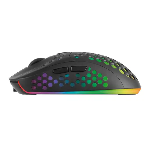 MMW3, Ratón Gaming Inalámbrico, RGB Flow, Ultraligero 79g, 3200DPI, Negro - Imagen 3