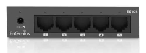 ES105 switch No administrado Gigabit Ethernet (10/100/1000) Negro - Imagen 2