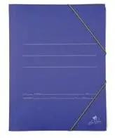 CARPETA CARTON AZUL 500 GR./M2. CUARTO GOMA SOLAPA MARIOLA 1045