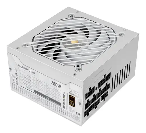 MPB750SIMW unidad de fuente de alimentación 750 W 24-pin ATX ATX Blanco - Imagen 3